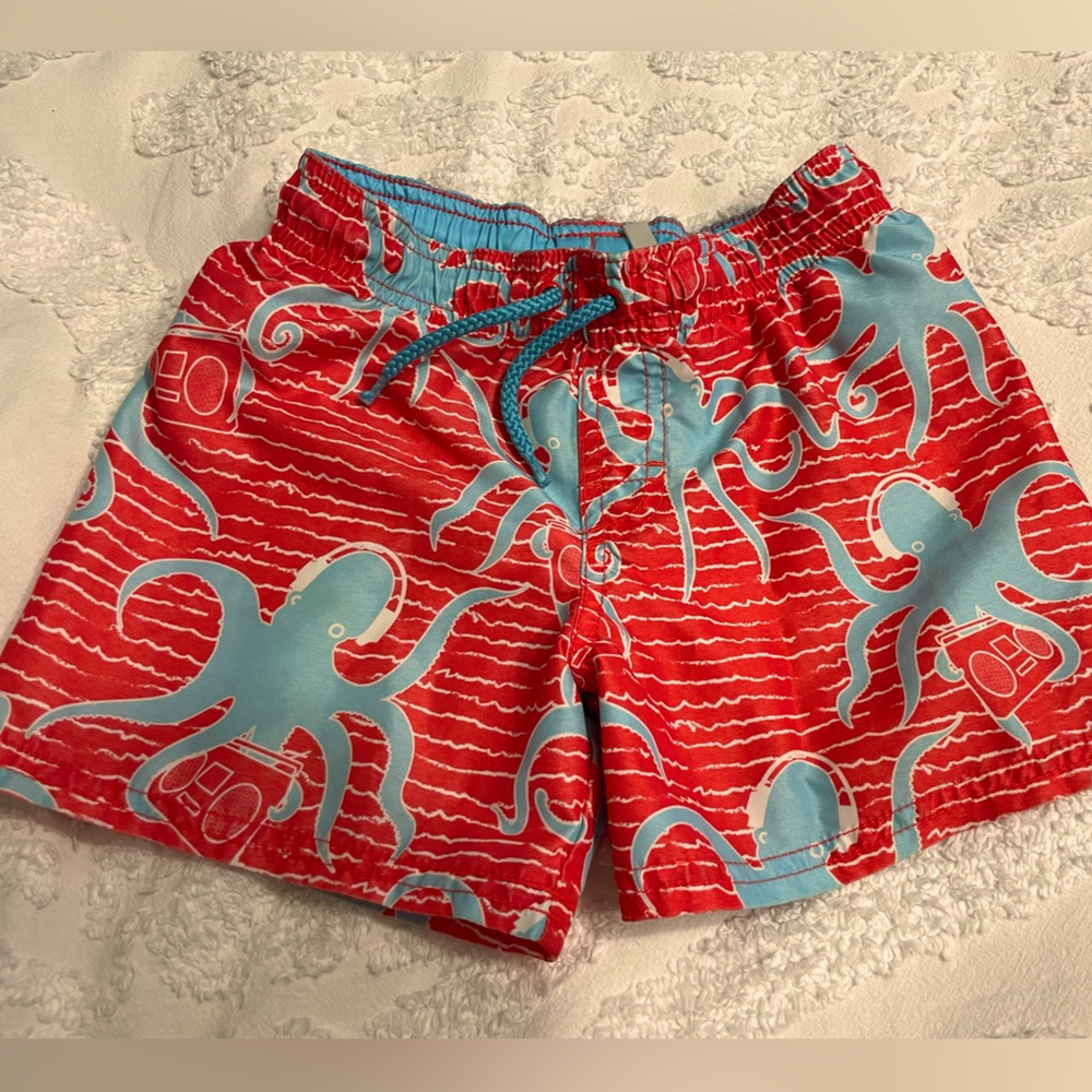 5/$15 Closet Sale! H&M Boys Octopus Swim Trunks, Size 2-4